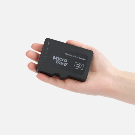 Футляр для карт памяти и SIM-карт Multitask, черный