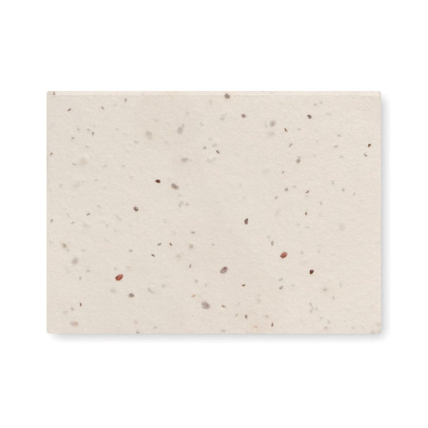 Блок заметок бумага с семенами