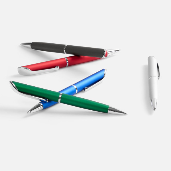 Ручка шариковая Glide, серо-коричневая