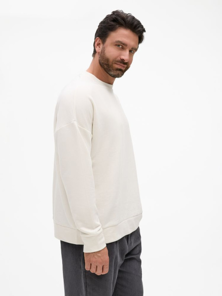 Свитшот унисекс S2, молочно-белый, размер XS/S