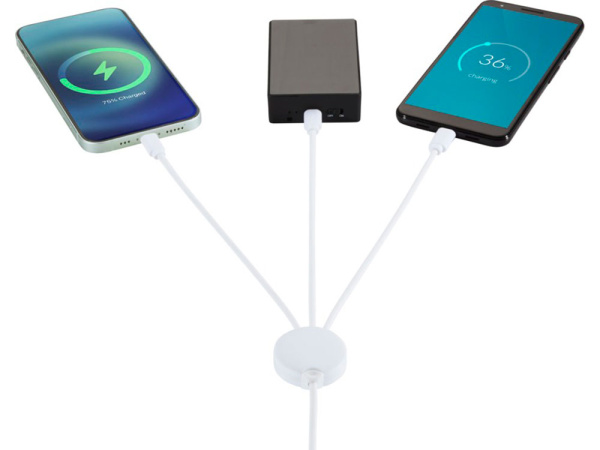 Зарядный кабель 5-в-1 Pure с противобактериальной присадкой