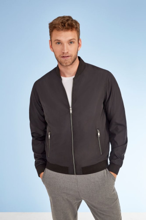 Куртка унисекс Roscoe черная, размер 3XL