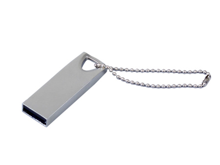 USB 3.0-флешка на 128 Гб с мини чипом и отверстием для цепочки