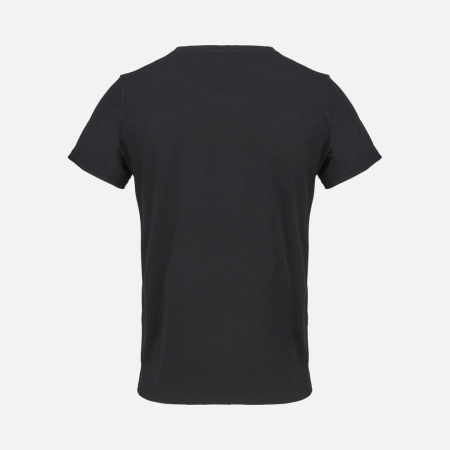 Футболка унисекс Regent с V-образным вырезом, черная, размер 3XL