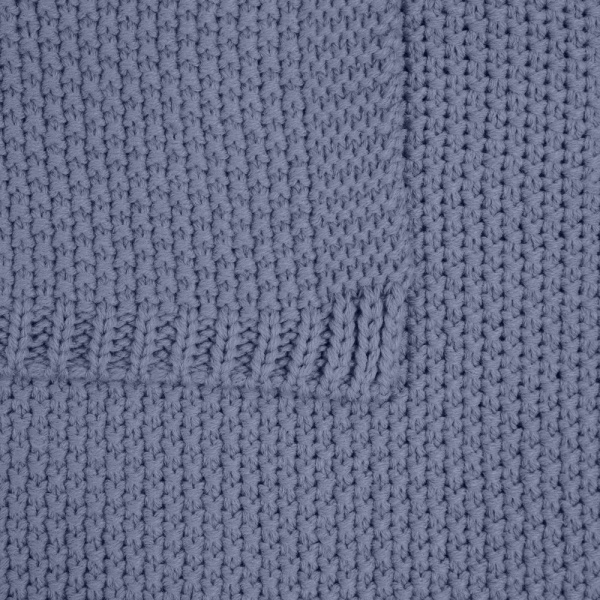 Плед Longview, серо-синий (сланец)