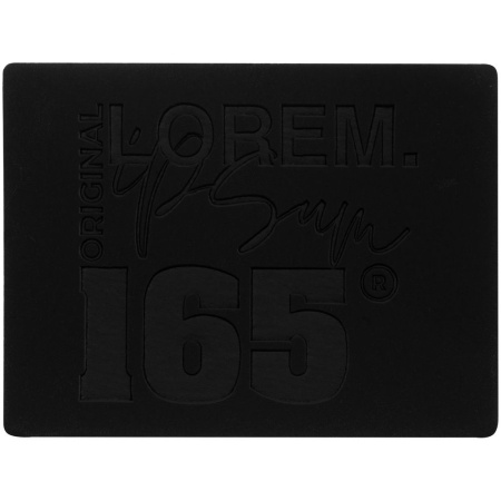 Лейбл Listra Soft Touch, черный