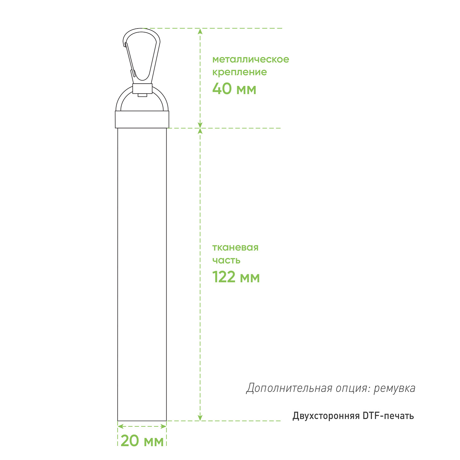 Дорожная косметичка Boston, зеленая