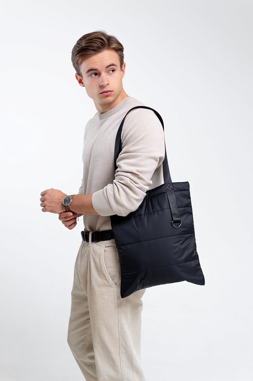 Шоппер Superbag Bubble, с кнопкой