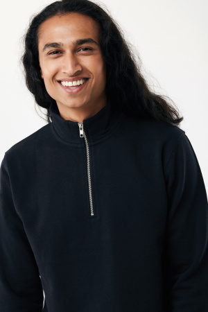 Свитшот на молнии Iqoniq Elgon из переработанного хлопка, 300 г/м²