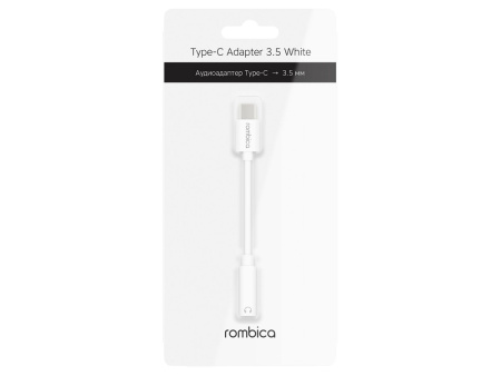 Rombica Type-C Adapter 3.5 White, белый Rombica Type-C Adapter 3.5 White, белый
