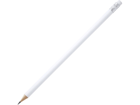 Карандаш деревянный COUVET с ластиком, белый