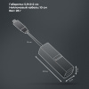 USB-хаб 3 в 1 USB-C - USB-A3.0 + USB-C PD100Вт + HDMI, серый, Deppa