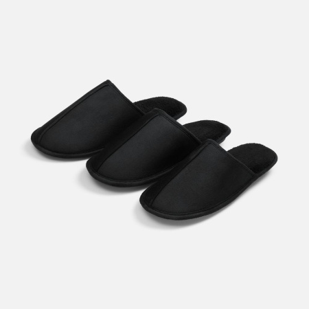 Тапочки домашние Norridge, размер 43-45, черные