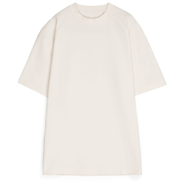 Футболка оверсайз унисекс Sideline, молочно-белая, размер XS/S