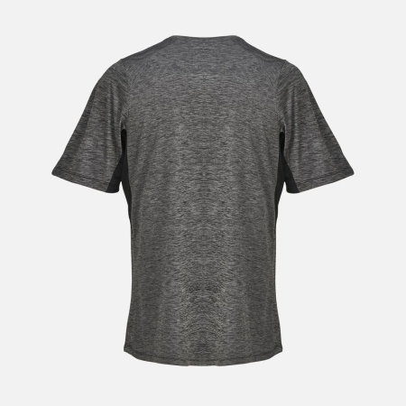 Футболка спортивная унисекс Storm, черный меланж, размер XXL