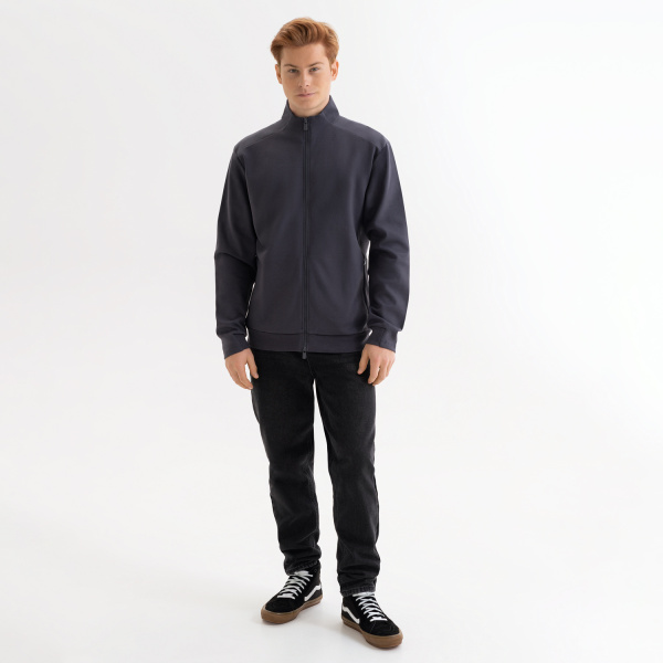 Толстовка на молнии ASTIN антрацит, размер S/M