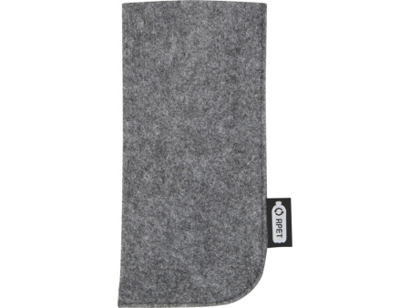 Чехол для очков Felta из материалов, переработанных согласно стандарту GRS, средне-серый