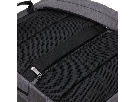 Рюкзак TORBER VECTOR с отделением для ноутбука 14,1, черный/серый, нейлон, 32 х 10 х 43 см, 13л