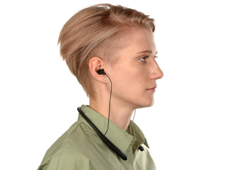 Беспроводные наушники с микрофоном Soundway, черный/белый