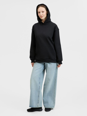 Худи унисекс оверсайз Songo, черное, размер 3XL/4XL