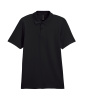 Футболка поло SOFTSTYLE ADULT DOUBLE PIQUE, ЧЕРНЫЙ 2XL