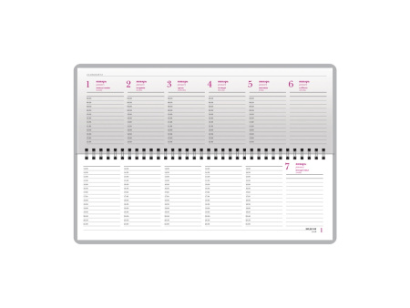 Планинг датированный Velvet 2026, бордовый