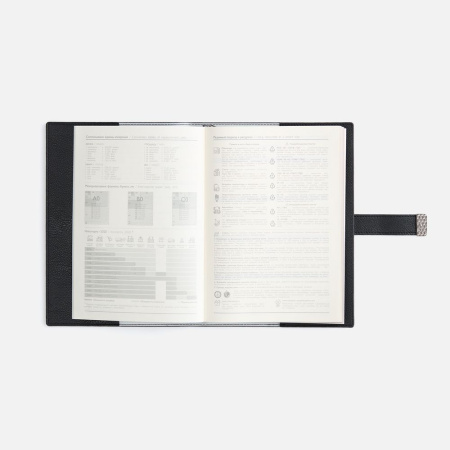 Ежедневник Repute, недатированный, черный