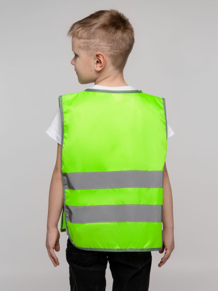 Жилет детский С-2.001Н, желтый неон, размер 98-52-48