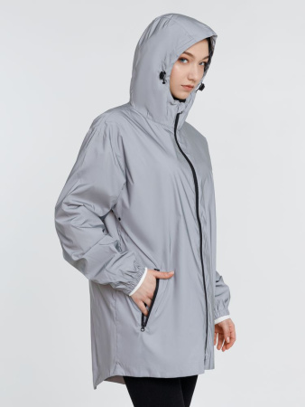 Парка Manifest из светоотражающей ткани, серая, размер XL/XXL