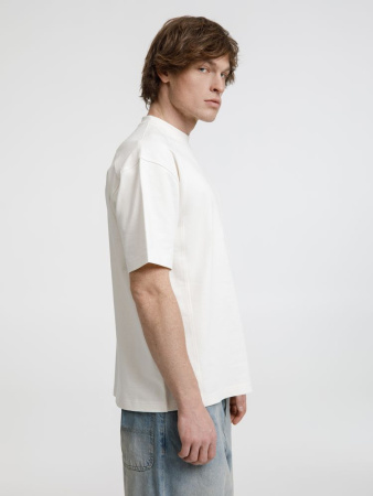 Футболка оверсайз унисекс Sideline, молочно-белая, размер XS/S