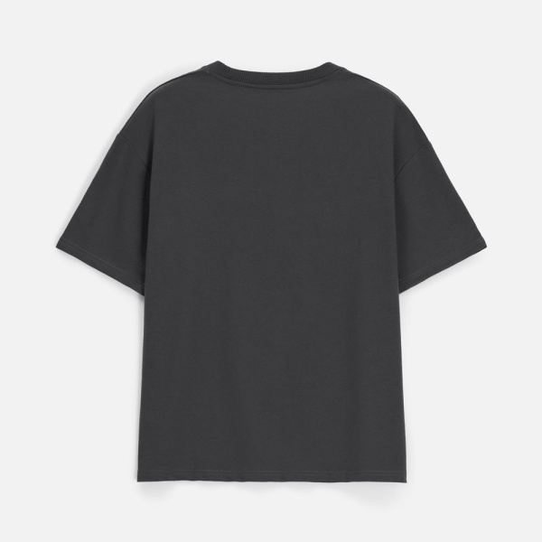 Футболка унисекс Durington, темно-серая (графит), размер XS/S