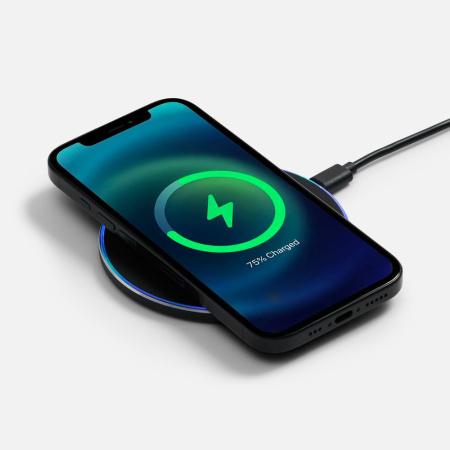 Беспроводное зарядное устройство с подсветкой Lightcore