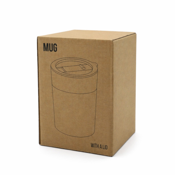 Кружка керамическая Silvia с силиконовой манжетой, серая-чёрная