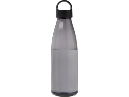 Bergen бутылка для воды объемом 800 мл из переработанной пластмассы, сплошной черный