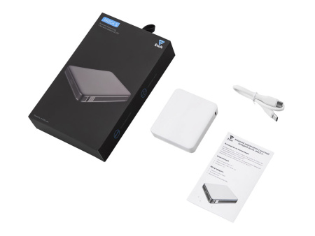 Внешний аккумулятор Brick 10 с быстрой зарядкой QC/PD, 10000 мАч