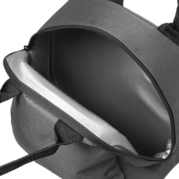 Термосумка "LUNCH", серый, 25 x 21 x 17 см, полиэстер 600D