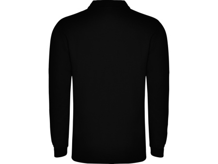 Рубашка поло Carpe мужская с длинным рукавом, черный