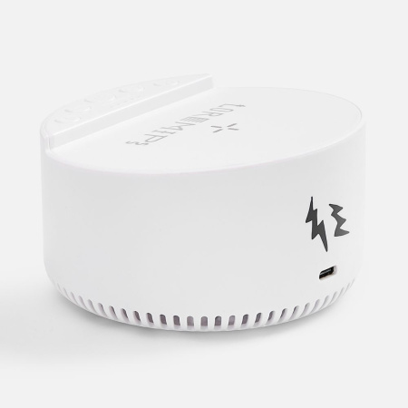 Bluetooth-колонка с беспроводной зарядкой relaxTime, белая