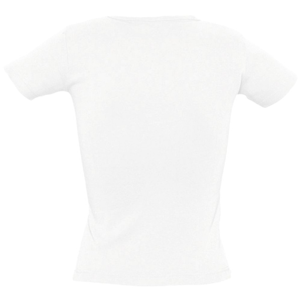 Футболка женская с круглым вырезом Lady 220 белая, размер M
