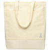 Сумка для покупок JETTA 325 г/м² с шильдом - ракета, натуральный