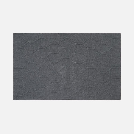 Плед Curve Verve, серый меланж (маренго)