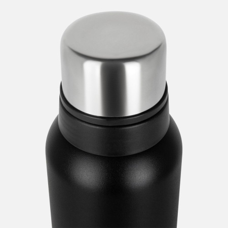 Термос Relaxika 1600 со стикерпаком, черный