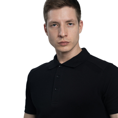 Рубашка поло мужские с кор. рукавом черные 5XL