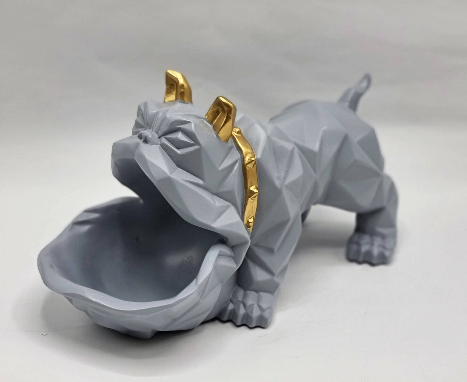 Статуэтка хранитель Бульдог, розовый