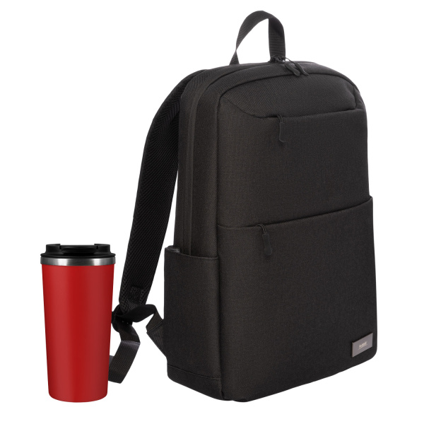Подарочный набор Palermo, Forst, черный/красный (рюкзак, термокружка) Подарочный набор Palermo, Forst, черный/красный (рюкзак, термокружка)