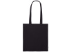 Шоппер Basio из переработанного хлопка 280 г, черный