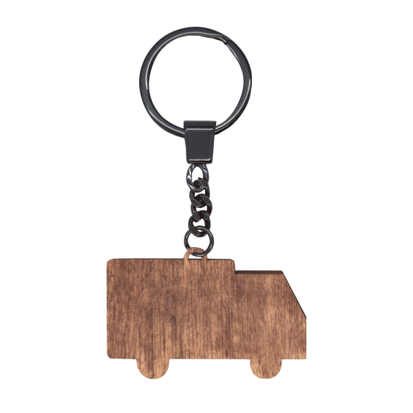 Брелок-обвес Грузовик (белый с синим)