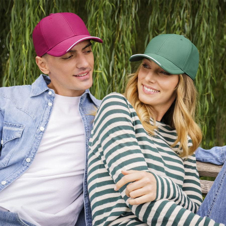 Бейсболка ESTORIL-S, 6 клиньев, застежка на липучке