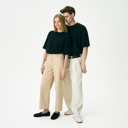 Футболка унисекс премиум Аура (Aura), 100% хлопок 200гр. черный, размер 3XL/4XL