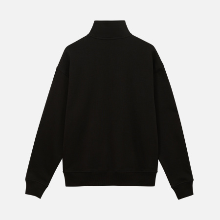 Толстовка на молнии унисекс Флоу (Flow), черная, размер 5XL/6XL